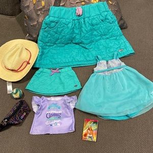 American Girl dress, skirt, hat, & accessories bundle GUC!